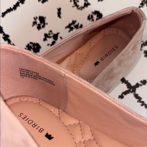 Birdies Pink Suede Flats - Women’s Pointed Toe Leather Loafers - US Size 7.5 EUC - Picture 12 of 17